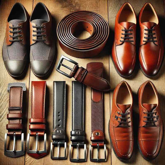 image représentant des ceinture et chaussures qui s'accorde