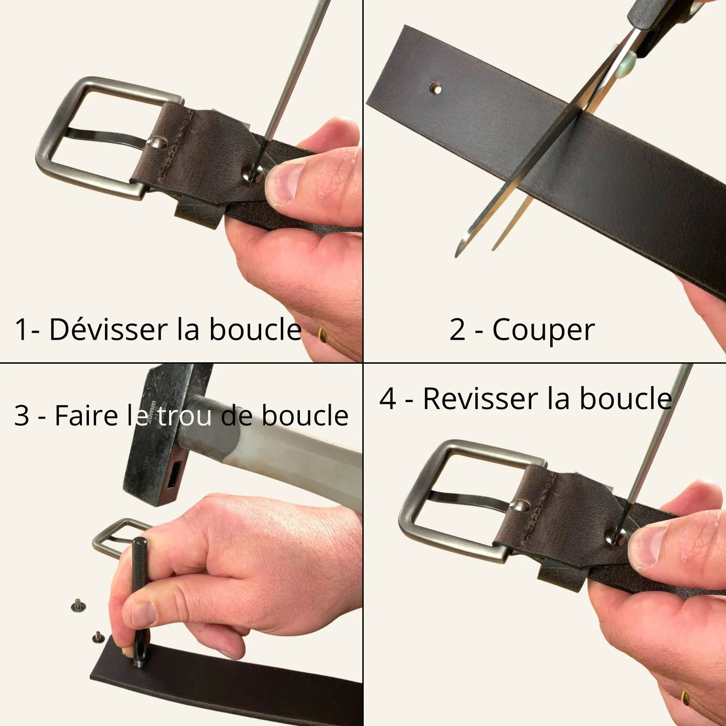 guide pour la mise à la taille des ceintures isidore