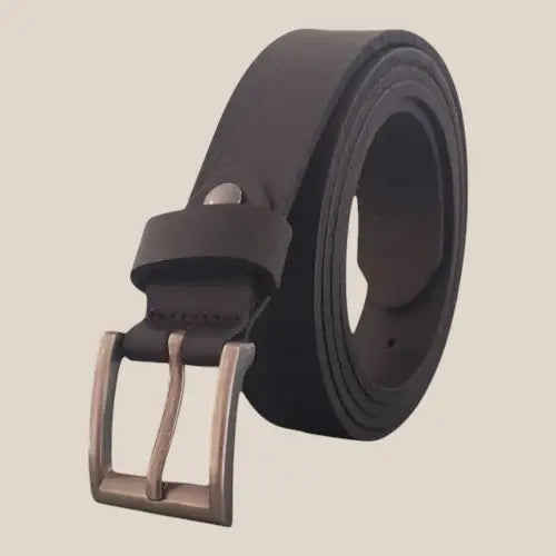 ceinture noir en cuir isidore