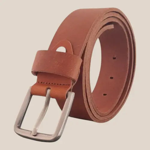 ceinture cognac en cuir isidore