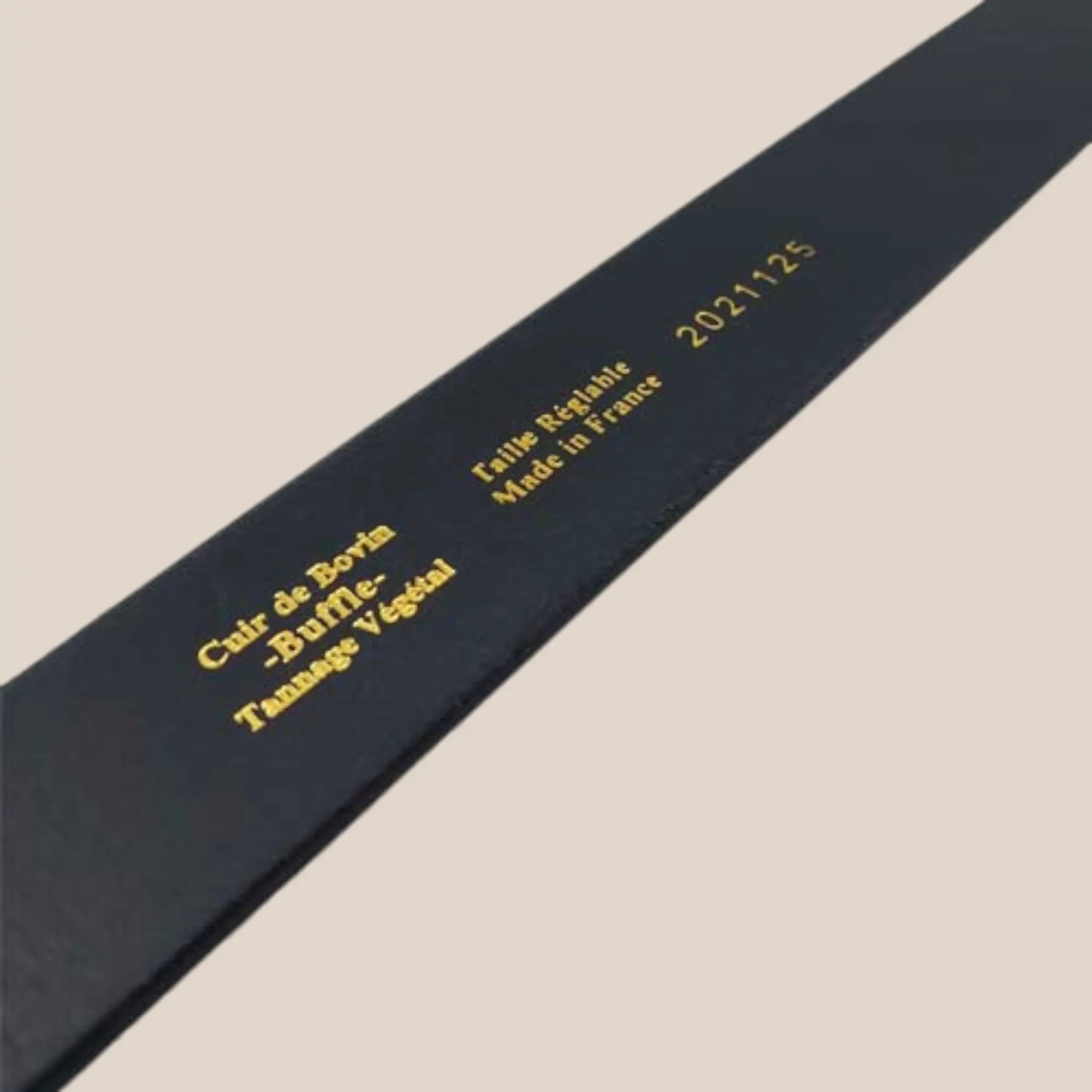 descriptif de nos ceinture en cuir