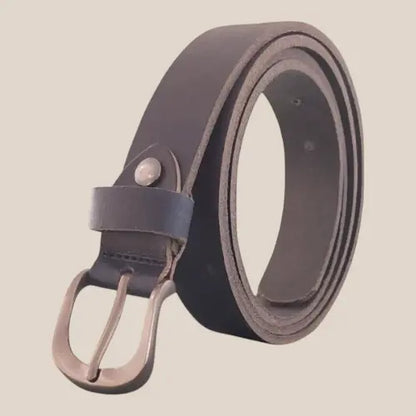 ceinture bleu en cuir isidore